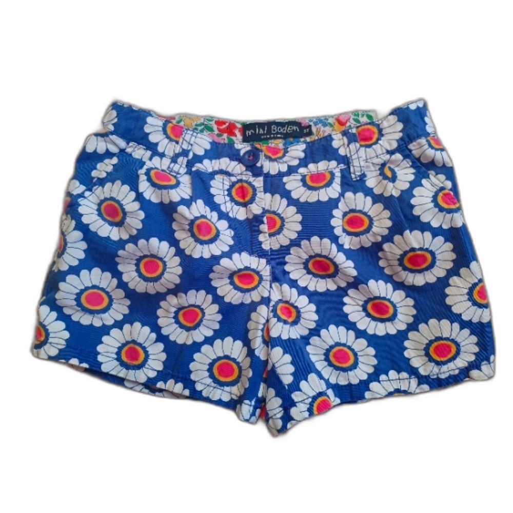 Mini Boden girls floral shorts
